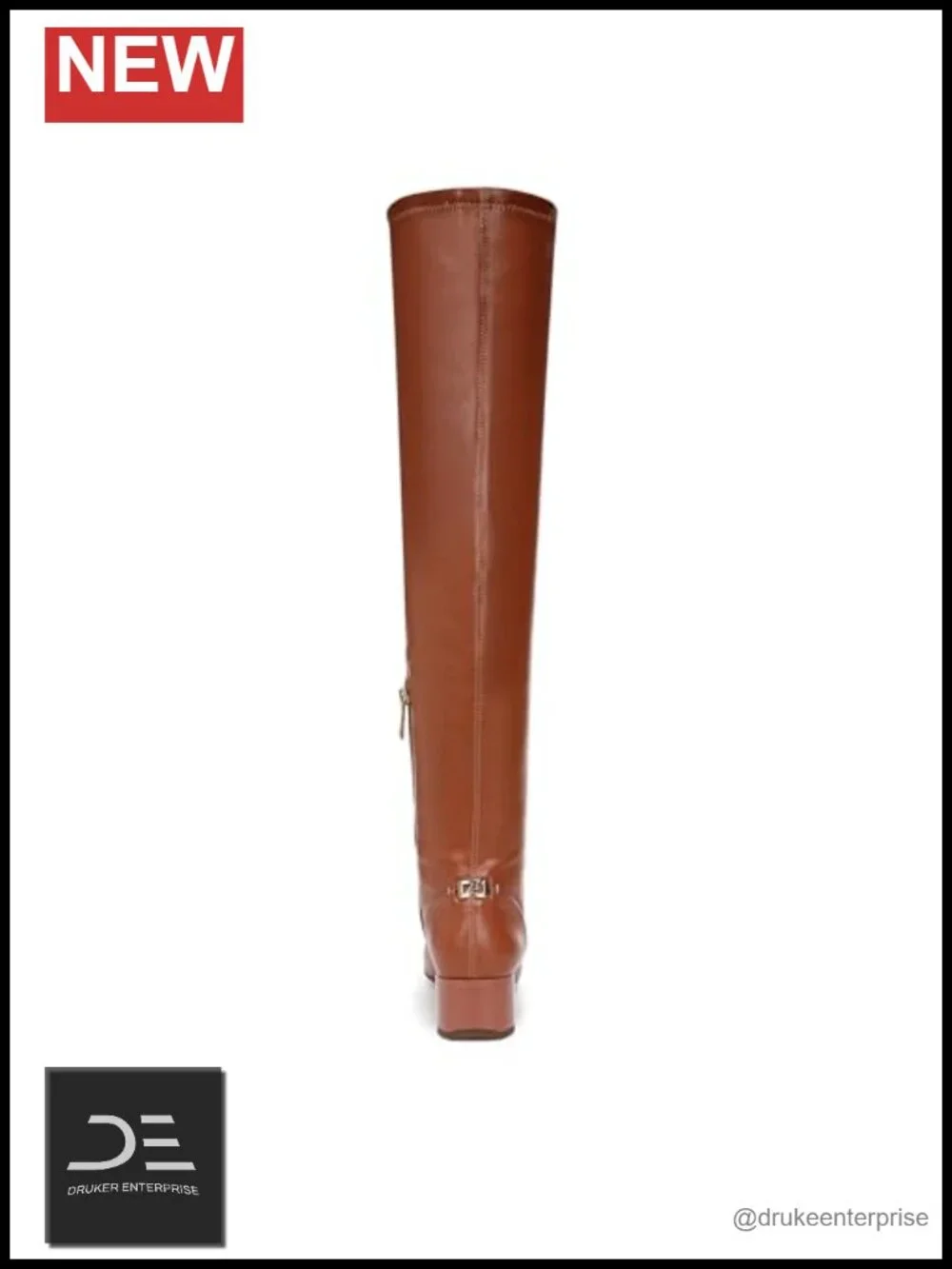 Franco Sarto Women's Over the Knee Boots Square Toe Block Heel Zip PU